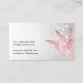 Yoga Instructor Glotus Healing Spa Elegant Visitekaartje (Achterkant)