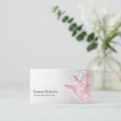 Yoga Instructor Glotus Healing Spa Elegant Visitekaartje (Staand voorkant)