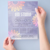 Yoga Instructor Gold Mandala Open House Flyer (Hand)