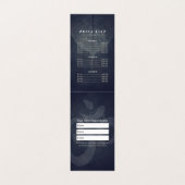 Yoga Instructor Gold Mandala Prijslijst Visitekaartje (Binnenkant ongevouwen)