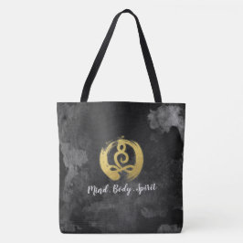 Yoga Instructor Gold Meditation Posture Zen Symboo Tote Bag