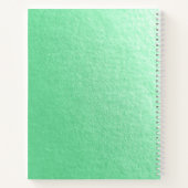 Yoga Instructor Green Gold Meditation Pose ZEN OM Notitieboek (Achterkant)