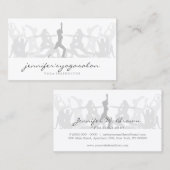 Yoga Instructor Gym Practice Poses Asana Visitekaartje (Voorkant / Achterkant)