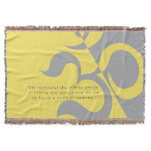 Yoga Instructor Illuminining Yellow Grey OM offert
