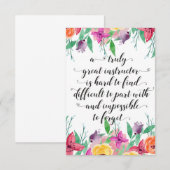 Yoga Instructor Kantoor gift Instructor Coaching Bedankkaart (Voorkant / Achterkant)