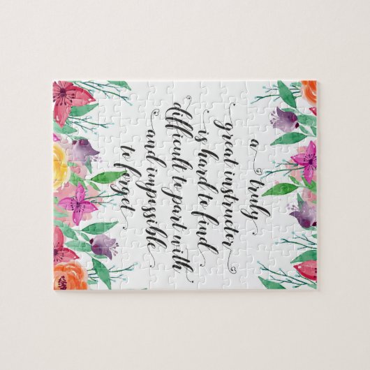 Yoga Instructor Kantoor gift Instructor Coaching Legpuzzel (Horizontaal)