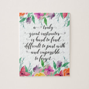 Yoga Instructor Kantoor gift Instructor Coaching Legpuzzel