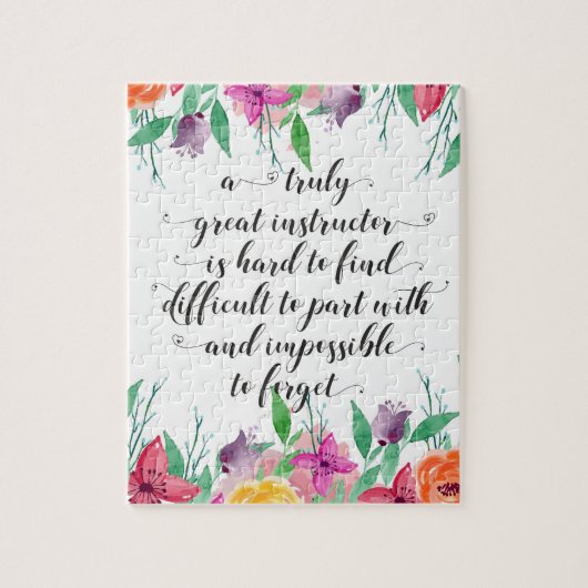 Yoga Instructor Kantoor gift Instructor Coaching Legpuzzel (Verticaal)