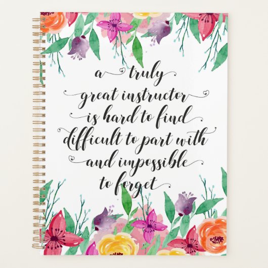 Yoga Instructor Kantoor gift Instructor Coaching Planner (Voorkant)