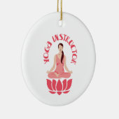 Yoga Instructor Keramisch Ornament (Rechts)