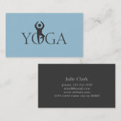 Yoga Instructor, Klassen Visitekaartje (Voorkant / Achterkant)