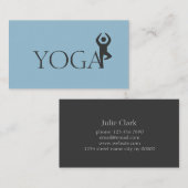 Yoga Instructor, Klassen Visitekaartje (Voorkant / Achterkant)