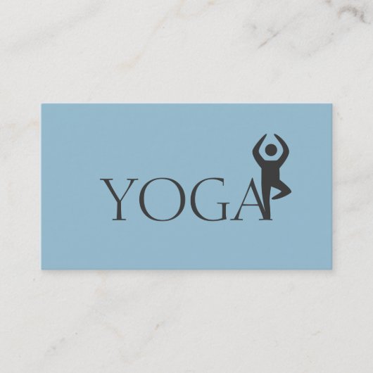 Yoga Instructor, Klassen Visitekaartje (Voorkant)