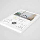 Yoga Instructor Lessen Aangepaste Foto Logo Modern Flyer