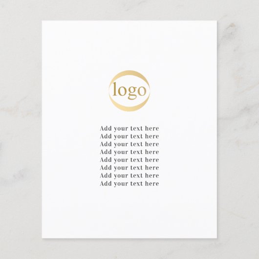 Yoga Instructor Lessen Aangepaste Foto Logo Modern Flyer (Achterkant)