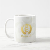 Yoga Instructor Life Coach Meditation Pose Zen OM Koffiemok (Links)