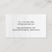 Yoga Instructor Lotus Flower Gold Reiki Zen Cirkel Visitekaartje (Achterkant)