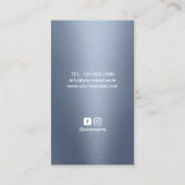 Yoga Instructor Lotus Flower Gold Triangle Visitekaartje (Achterkant)