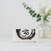 YOGA Instructor Loyalty Punch Brush OM ZEN Symbols (Staand voorkant)