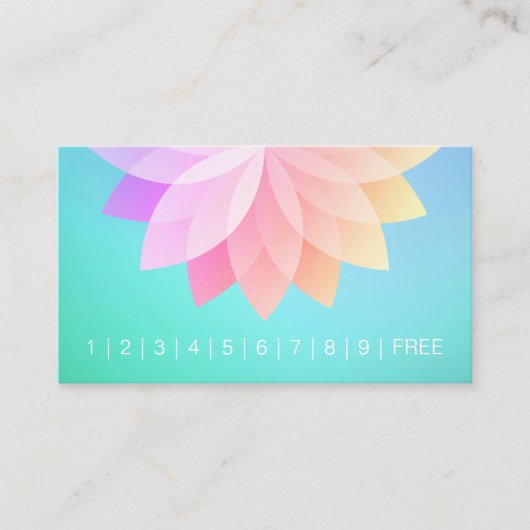 YOGA Instructor Loyalty Punch Colorful Mandala (Voorkant)