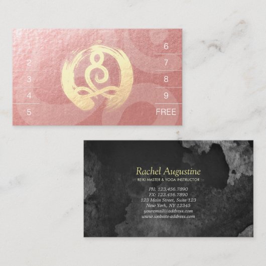 YOGA Instructor Loyalty Punch Meditation Pose Zen (Voorkant / Achterkant)