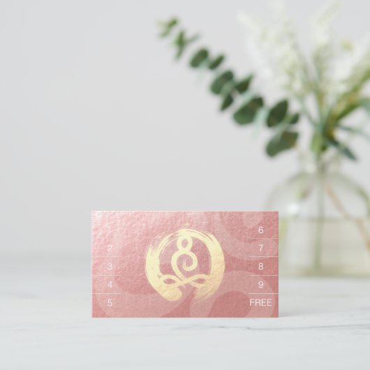 YOGA Instructor Loyalty Punch Meditation Pose Zen (Staand voorkant)