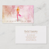 YOGA Instructor Loyalty Punch Yoga Pose Om Symbol (Voorkant / Achterkant)