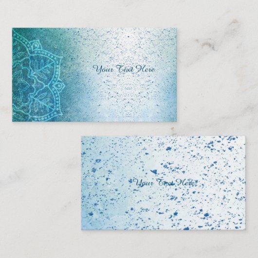 Yoga Instructor Mandala Visitekaartje (Voorkant / Achterkant)