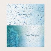 Yoga Instructor Mandala Visitekaartje (Buitenkant ongevouwen)