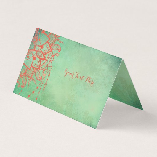 Yoga Instructor Mandala Visitekaartje (Voorkant)