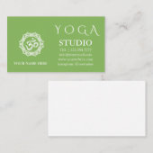Yoga Instructor Mandala  Visitekaartje (Voorkant / Achterkant)