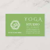 Yoga Instructor Mandala  Visitekaartje (Voorkant)