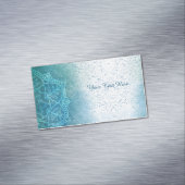 Yoga Instructor Mandala Visitekaartje Magnet Magnetisch Visitekaartje (Voorbeeld)
