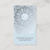 Yoga Instructor Mandala Visitekaartjes (Voorkant)