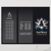 Yoga Instructor Meditatie Pose Gloeiende Mist Lotu (Voorkant)