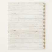 Yoga Instructor Meditation Pose Bodhi Leaf Quotes Planner (Achterkant)