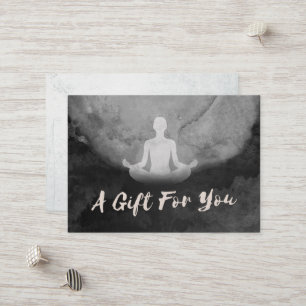Yoga Instructor Meditation Pose Cadeaubon Kortingskaartje
