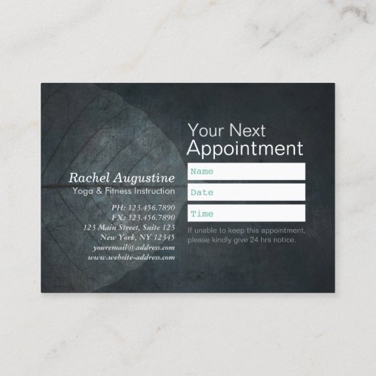 Yoga Instructor Meditation Pose Class Pass Loyalty (Achterkant)