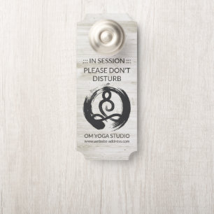 Yoga Instructor Meditation Pose Healer ZEN Symbool Deurhanger