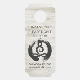 Yoga Instructor Meditation Pose Healer ZEN Symbool Deurhanger