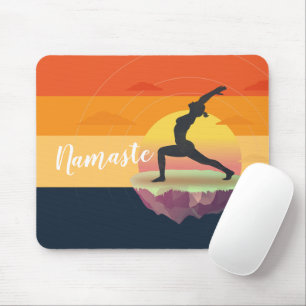 Yoga Instructor Meditation Pose Sun Flying Island Muismat