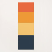 Yoga Instructor Meditation Pose Sun Flying Island Yogamat (Achterkant)