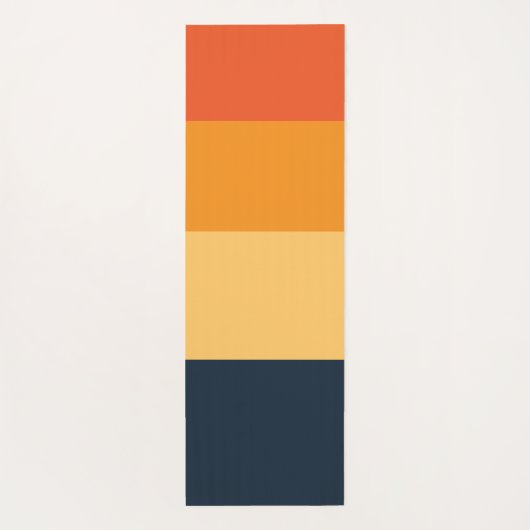 Yoga Instructor Meditation Pose Sun Flying Island Yogamat (Achterkant)