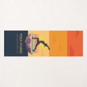 Yoga Instructor Meditation Pose Sun Flying Island Yogamat (Voorkant (horizontaal))