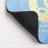 Yoga Instructor Meditation Pose Zen Om Sign Quotte Muismat (Hoek)