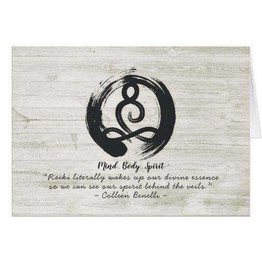 Yoga Instructor Meditation Pose Zen Symbol Quotes (Voorkant Horizontaal)