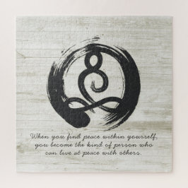 Yoga Instructor Meditation Pose Zen Symbol Quotes Legpuzzel