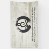 Yoga Instructor Meditation Pose Zen Symbol Quotes Spandoek (Verticaal)