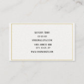 Yoga Instructor Minimaal Visitekaartje (Achterkant)