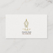 Yoga Instructor Minimaal Visitekaartje (Voorkant)